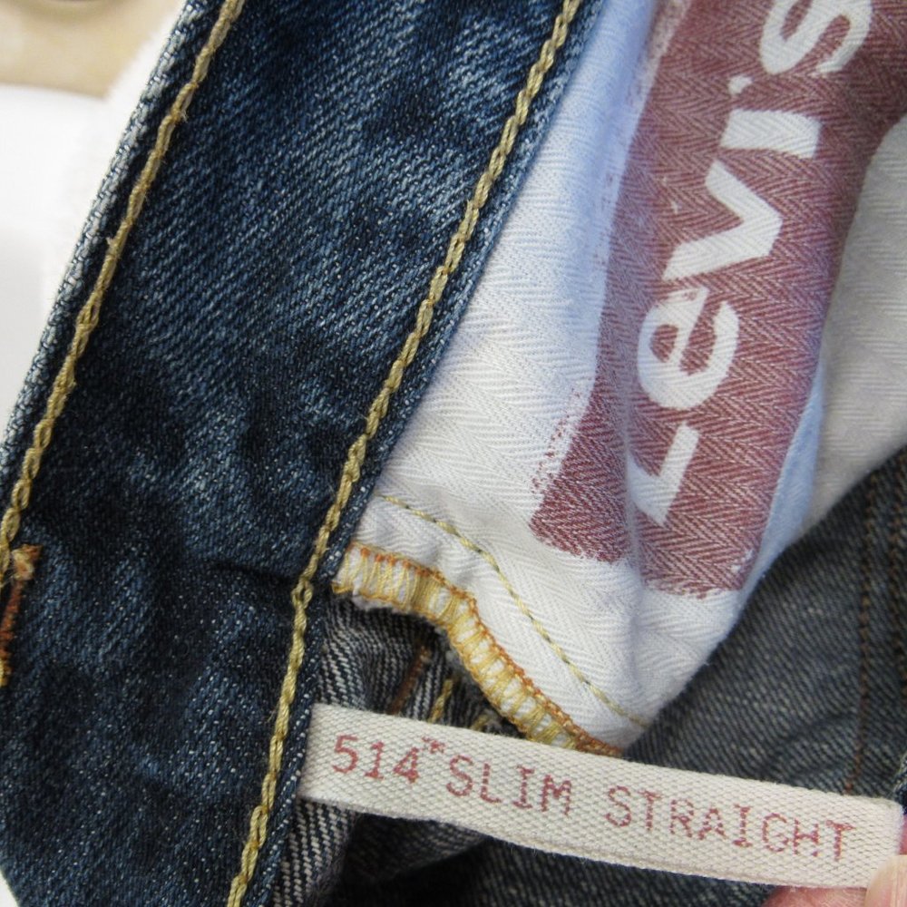 Levis Jeans 514 Slim Straight Leg Med Wash 25x25 - Picture 8 of 8